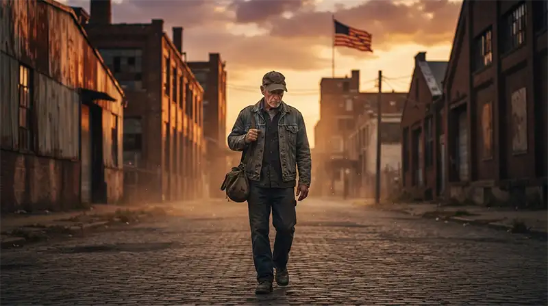 Representación inspirada en un veterano cuya historia refleja el mensaje de Born in the U.S.A.