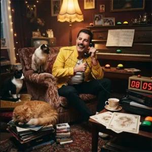 Trivia inspirada en Freddie Mercury, Queen y la famosa historia de sus gatos.
