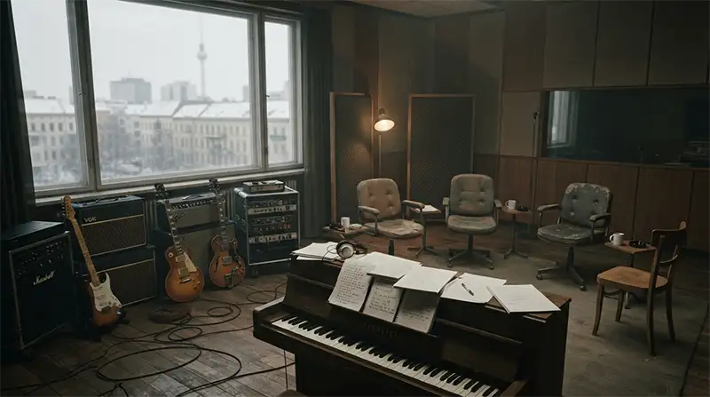 Estudio de grabación inspirado en la creación de One de U2 durante las sesiones de Achtung Baby.