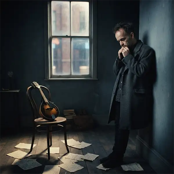 rem destacada Representación artística inspirada en Losing My Religion, evocando la vulnerabilidad y el verdadero significado emocional de la canción de R.E.M.
