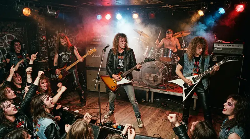 Banda alemana de heavy metal actuando en Hamburgo durante los años ochenta, en los primeros tiempos del Power Metal.