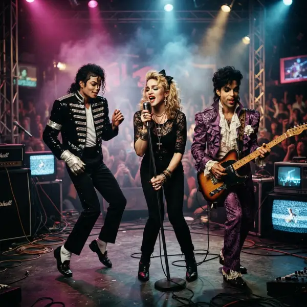 Michael Jackson, Madonna y Prince como protagonistas del debate sobre la música de los años 80.
