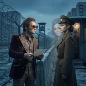 Nikita Debate “El protagonista de «Nikita» observa a una mujer detrás de una frontera mientras una imagen idealizada de ella representa su fantasía.”